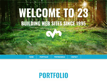 Tablet Screenshot of 23.co.uk